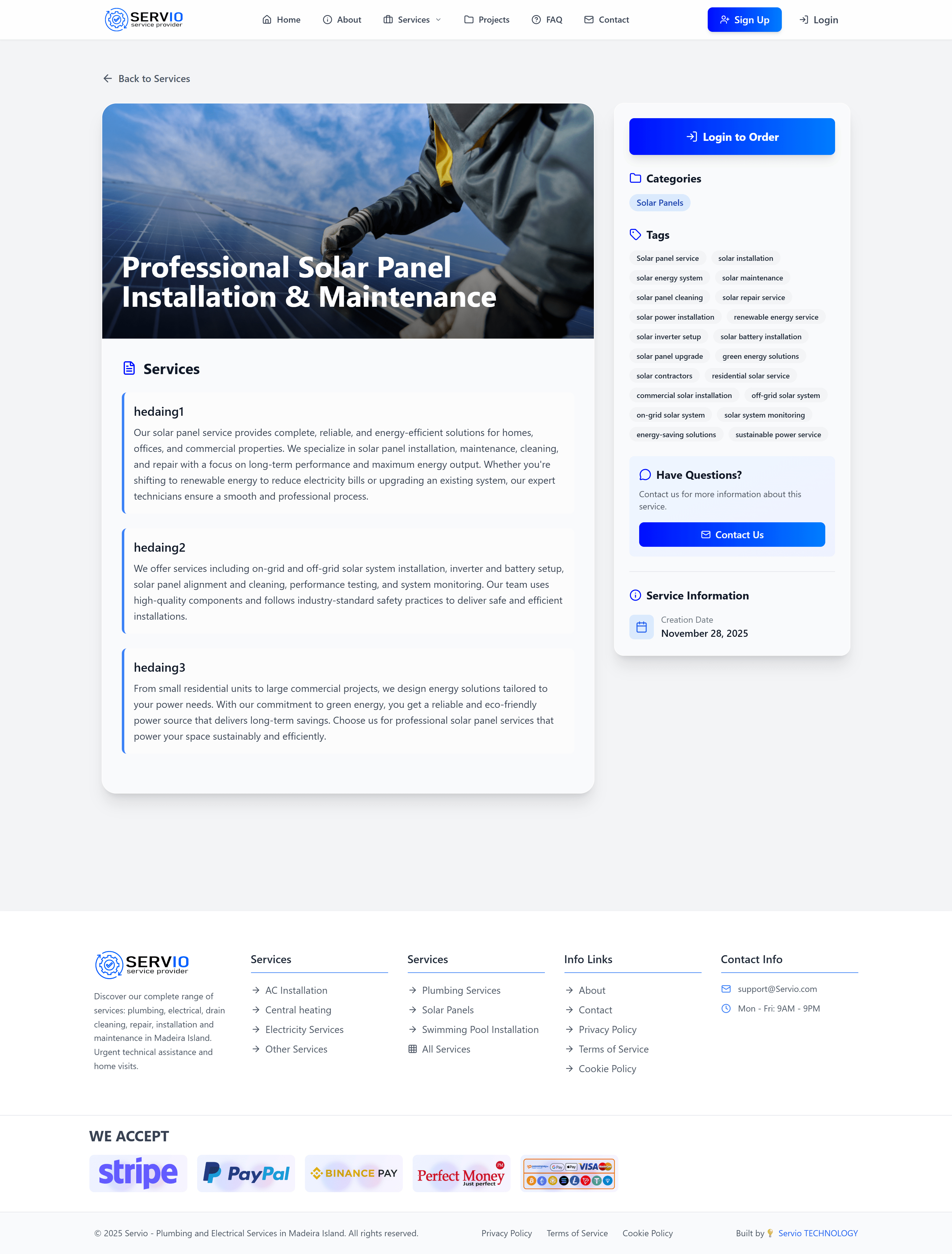 Servio - Professional Services Business Management Platform Laravel ...